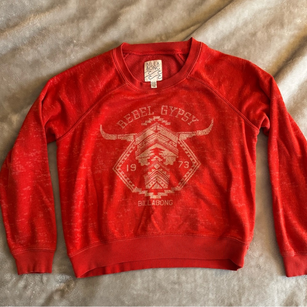 Billabong Rebel Gypsy Red Lightweight Sweatshirt